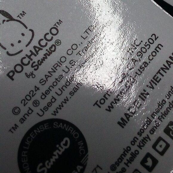 NWT Sanrio Pochacco Basic Plush Toy Red Shirt 7.3" - Picture 6 of 8